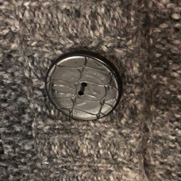 Kenzie XS Long Sweater Vest W/Lg Buttons - Picture 4 of 6